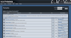 Desktop Screenshot of forums.applenova.com