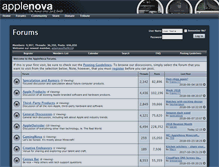 Tablet Screenshot of forums.applenova.com